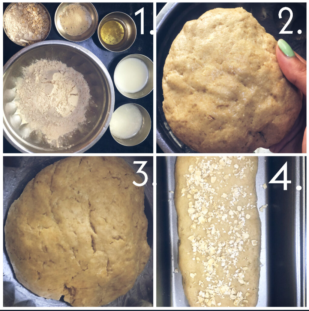 Baking bread steps