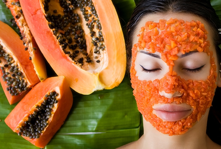 papaya face mask