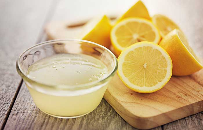 lemon juice hair mask
