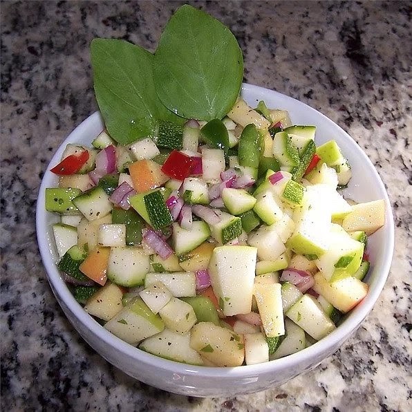 Zucchini Apple Salad